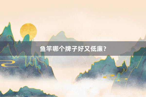 鱼竿哪个牌子好又低廉？